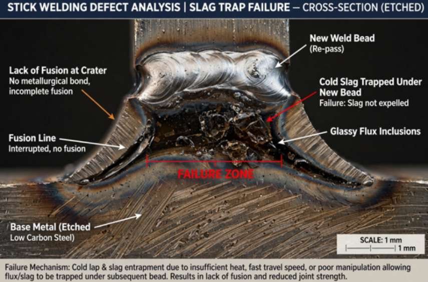 Slag Traps and Lack of Fusion