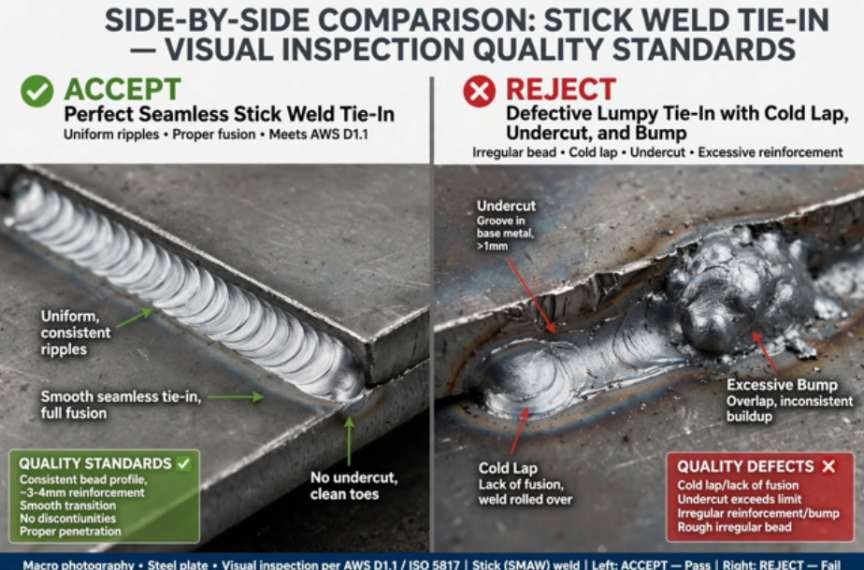 Visual Inspection and Quality Standards for Code Welds