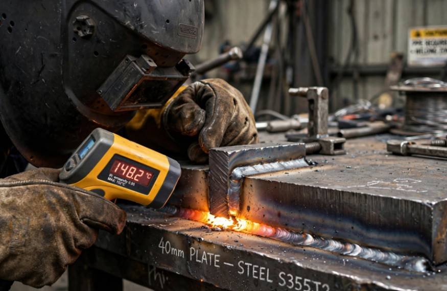Interpass Temperature Control Welding Thick Steel: What I Learned on 40mm Plate