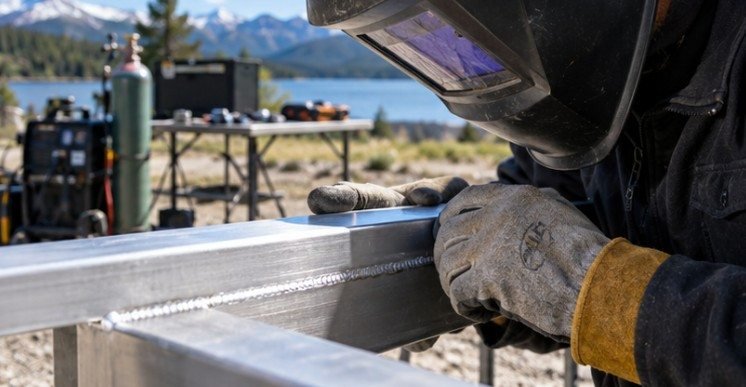 A Five-Step Outdoor Welding Test