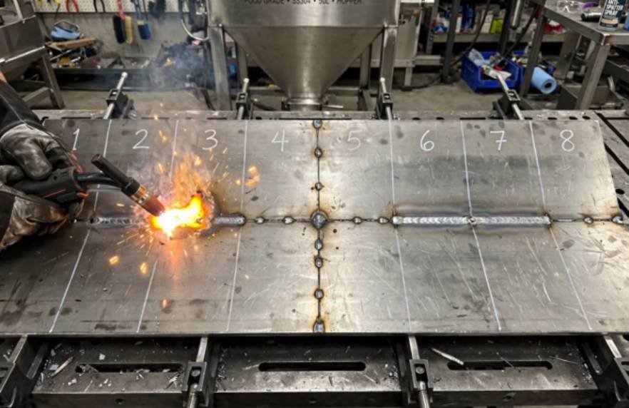 How I Execute the Backstep Welding Progression on the Shop Floor