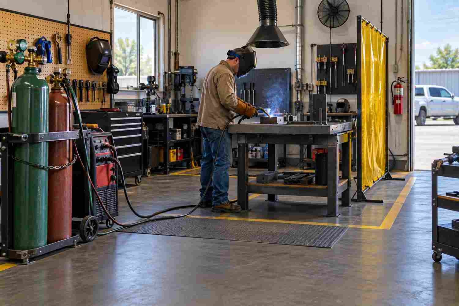 Keep the Welding Area Under Control