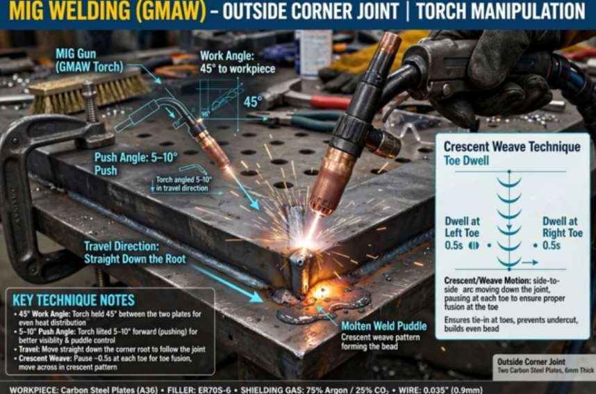 MIG (GMAW) Torch Manipulation and Heat Distribution