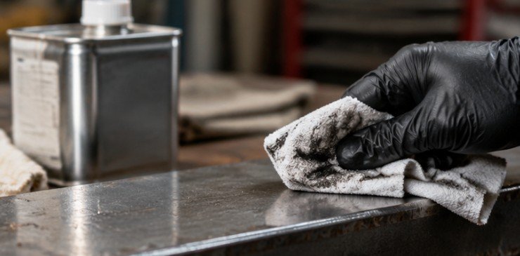 Remove Contaminants Before Using Abrasives