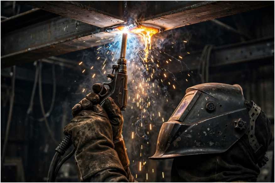 MIG Welding Overhead Position: Push or Pull?