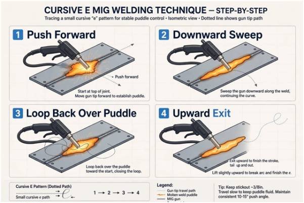 Technical Breakdown: Cursive E Pattern