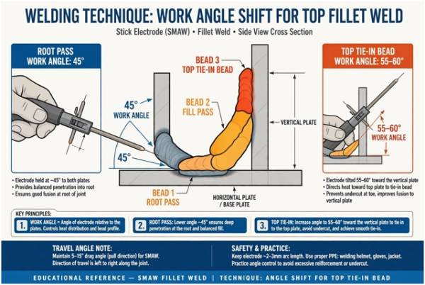 Controlling Overlap, Travel Angle, and Bead Shape