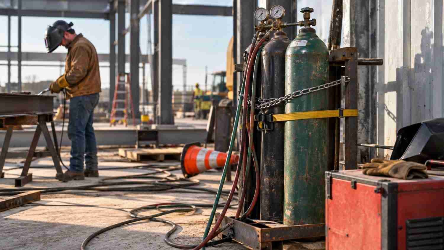 Welding Gas Cylinder Safety on Job Sites: Common Risks to Avoid