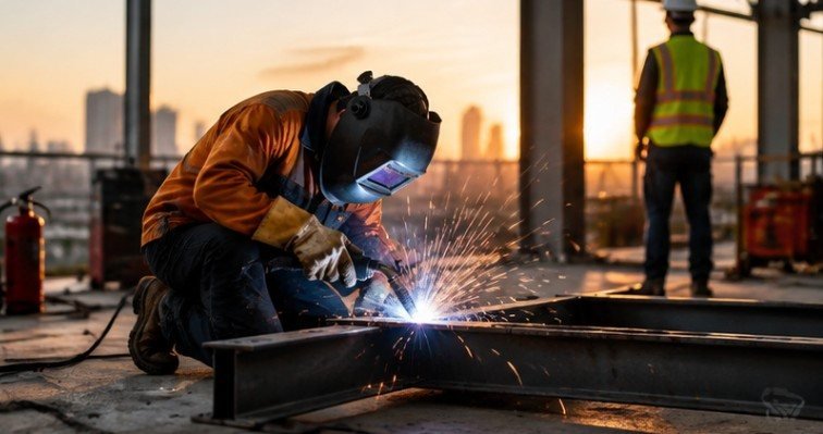 When is a hot work permit required for welding